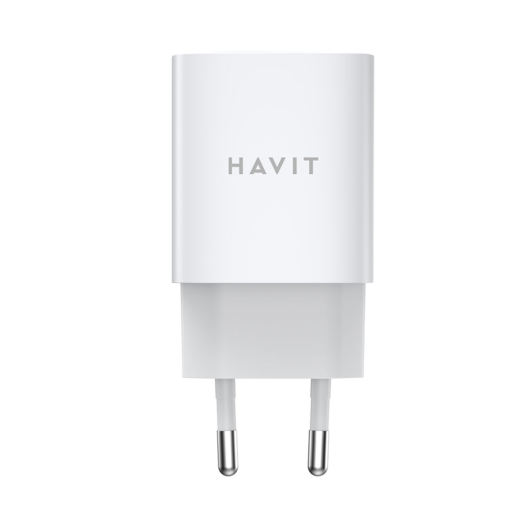 Incarcator Retea HAVIT UC45W, 45W, 3A, 2 x USB-C, Alb