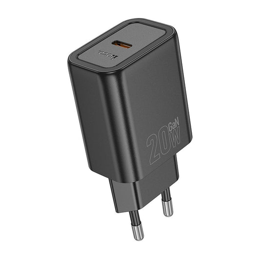 Incarcator Retea HOCO N60, 20W, 3A, 1 x USB-C, Negru