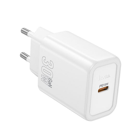Incarcator Retea HOCO N62, 30W, 3A, 1 x USB-C, Alb