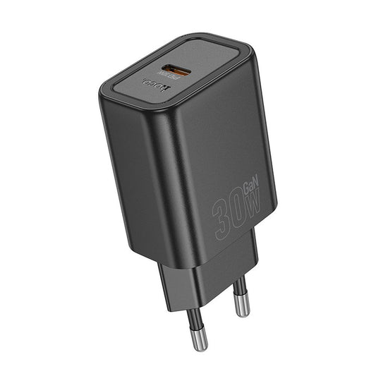 Incarcator Retea HOCO N62, 30W, 3A, 1 x USB-C, Negru
