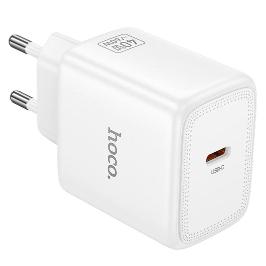 Incarcator Retea HOCO N83, 40W, 3A, 1 x USB-C, Alb
