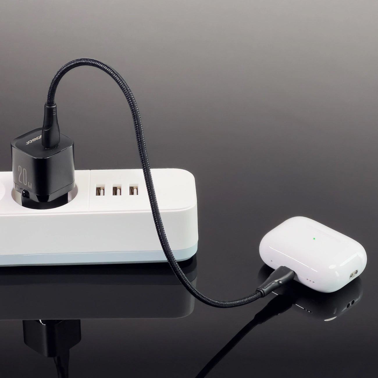 Incarcator Retea Joyroom JR-TCF02, 20W, 3A, 1 x USB-C, Negru
