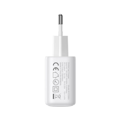 Incarcator Retea Joyroom JR-TCF21, 20W, 3A, 1 x USB-A - 1 x USB-C, Alb