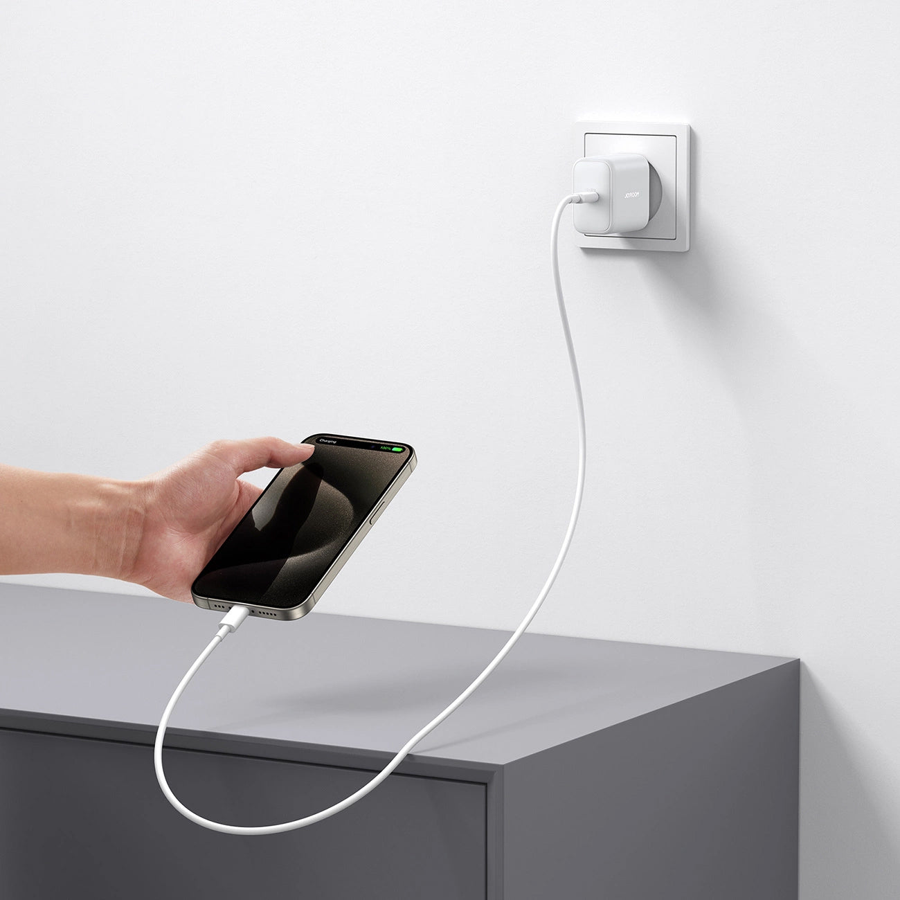 Incarcator Retea Joyroom JR-TCF24, 30W, 3A, 1 x USB-C, Alb