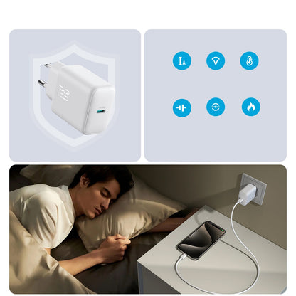 Incarcator Retea Joyroom JR-TCF24, 30W, 3A, 1 x USB-C, Alb