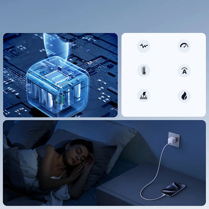 Incarcator Retea Joyroom JR-TCG08, 20W, 3A, 1 x USB-C, Alb