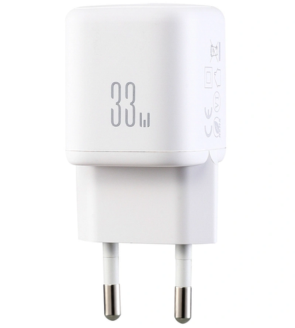 Incarcator Retea Joyroom JR-TG7, 33W, 3A, 1 x USB-A - 1 x USB-C, Alb