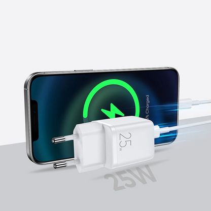 Incarcator Retea Joyroom L-P251, 25W, 3A, 1 x USB-C, Alb