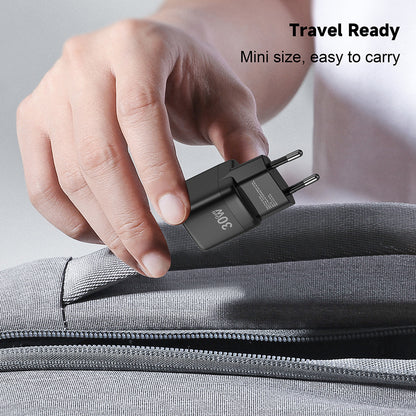 Incarcator Retea Lito LC11, 30W, 3A, 1 x USB-C, Negru