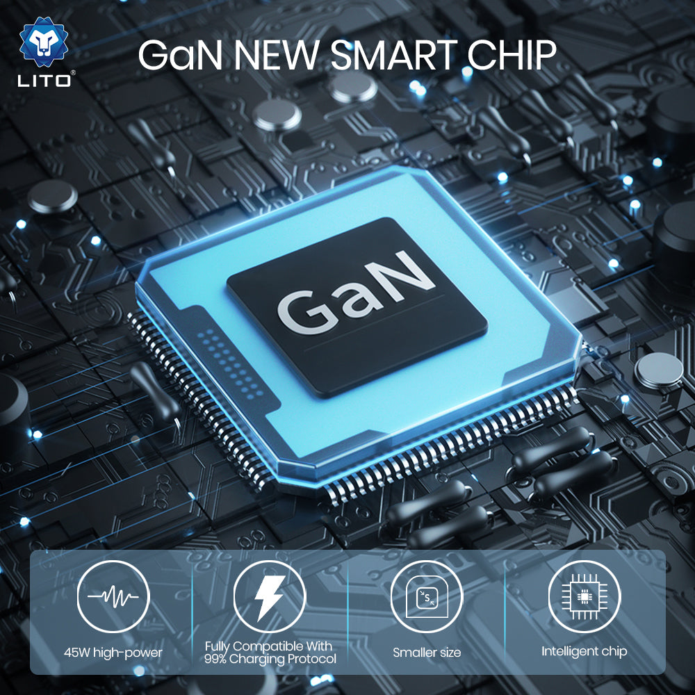 Incarcator Retea Lito LC20, 45W, 3A, 1 x USB-C, Negru