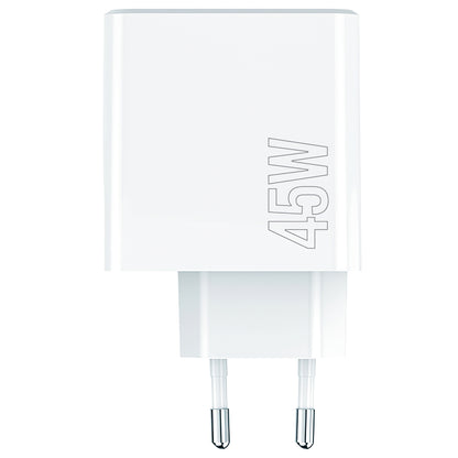 Incarcator Retea MaXlife MXTC-07-45ACC, 45W, 3A, 1 x USB-A - 2 x USB-C, Alb