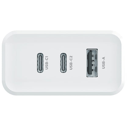 Incarcator Retea MaXlife MXTC-07-45ACC, 45W, 3A, 1 x USB-A - 2 x USB-C, Alb