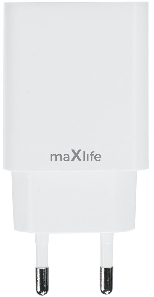 Incarcator Retea MaXlife MXTC-13-20C, 20W, 3A, 1 x USB-C, Alb