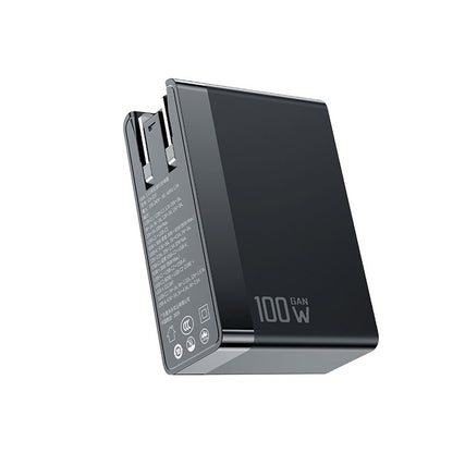Incarcator Retea McDodo CH-8101 Pro Nuc AR Power Travel, 100W, 5A, 1 x USB-A - 2 x USB-C, Negru