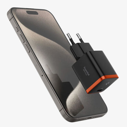 Incarcator Retea Spigen EE301EU Essential, 30W, 3A, 1 x USB-C, Negru ACH08448