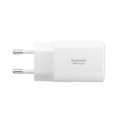 Incarcator Retea Spigen EE473EU Essential, 47W, 3A, 1 x USB-A - 2 x USB-C, Alb ACH09464