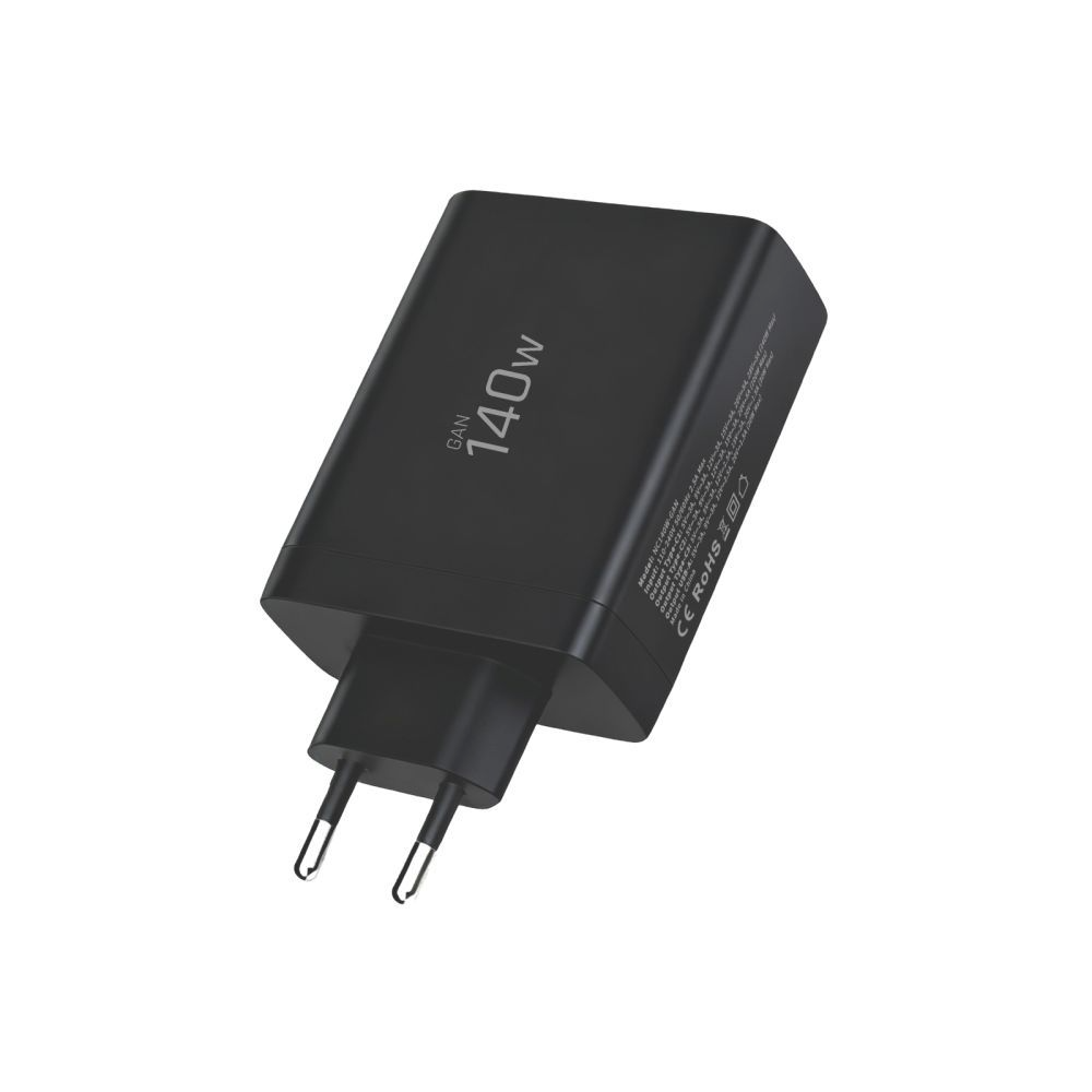 Incarcator Retea Tech-Protect NC140W-GAN, 140W, 5A, 1 x USB-A - 3 x USB-C, Negru