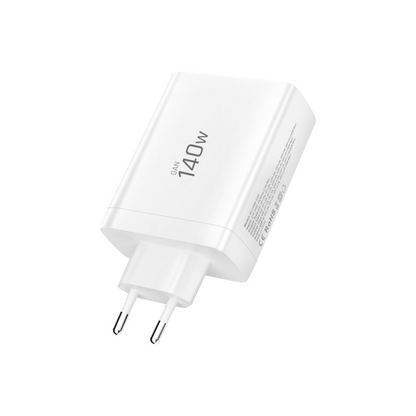 Incarcator Retea Tech-Protect NC140W-GAN, 140W, 5A, 1 x USB-A - 3 x USB-C, Alb
