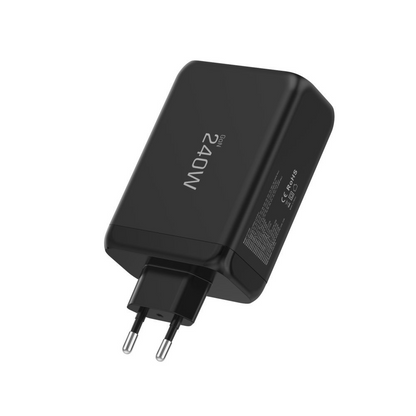 Incarcator Retea Tech-Protect NC240W-GAN, 240W, 5A, 1 x USB-A - 3 x USB-C, Negru