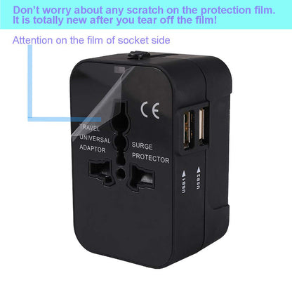 Incarcator Retea Techsuit HHT202 Travel, 10W, 2A, 2 x USB-A, Alb