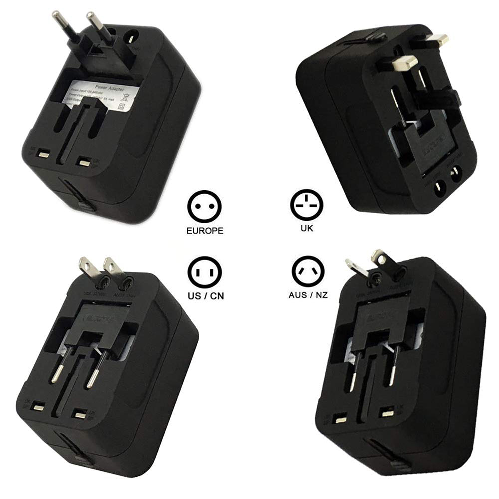 Incarcator Retea Techsuit HHT202 Travel, 10W, 2A, 2 x USB-A, Alb