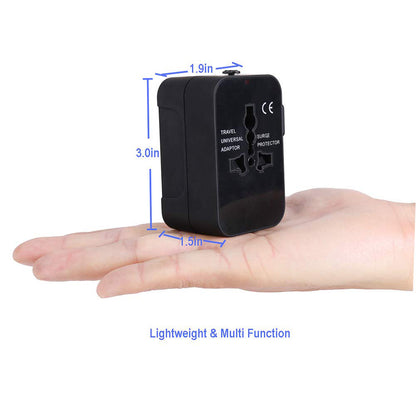 Incarcator Retea Techsuit HHT202 Travel, 10W, 2A, 2 x USB-A, Negru