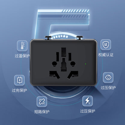 Incarcator Retea Techsuit HHT203A Travel, 20W, 3A, 2 x USB-A - 2 x USB-C, Alb