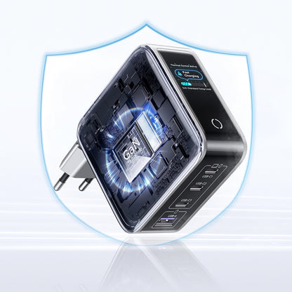 Incarcator Retea UGREEN Nexode Pro X772 (95942B) Display, 100W, 5A, 1 x USB-A - 3 x USB-C, Gri
