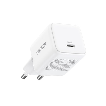 Incarcator Retea UGREEN X512, 20W, 3A, 1 x USB-C, Alb