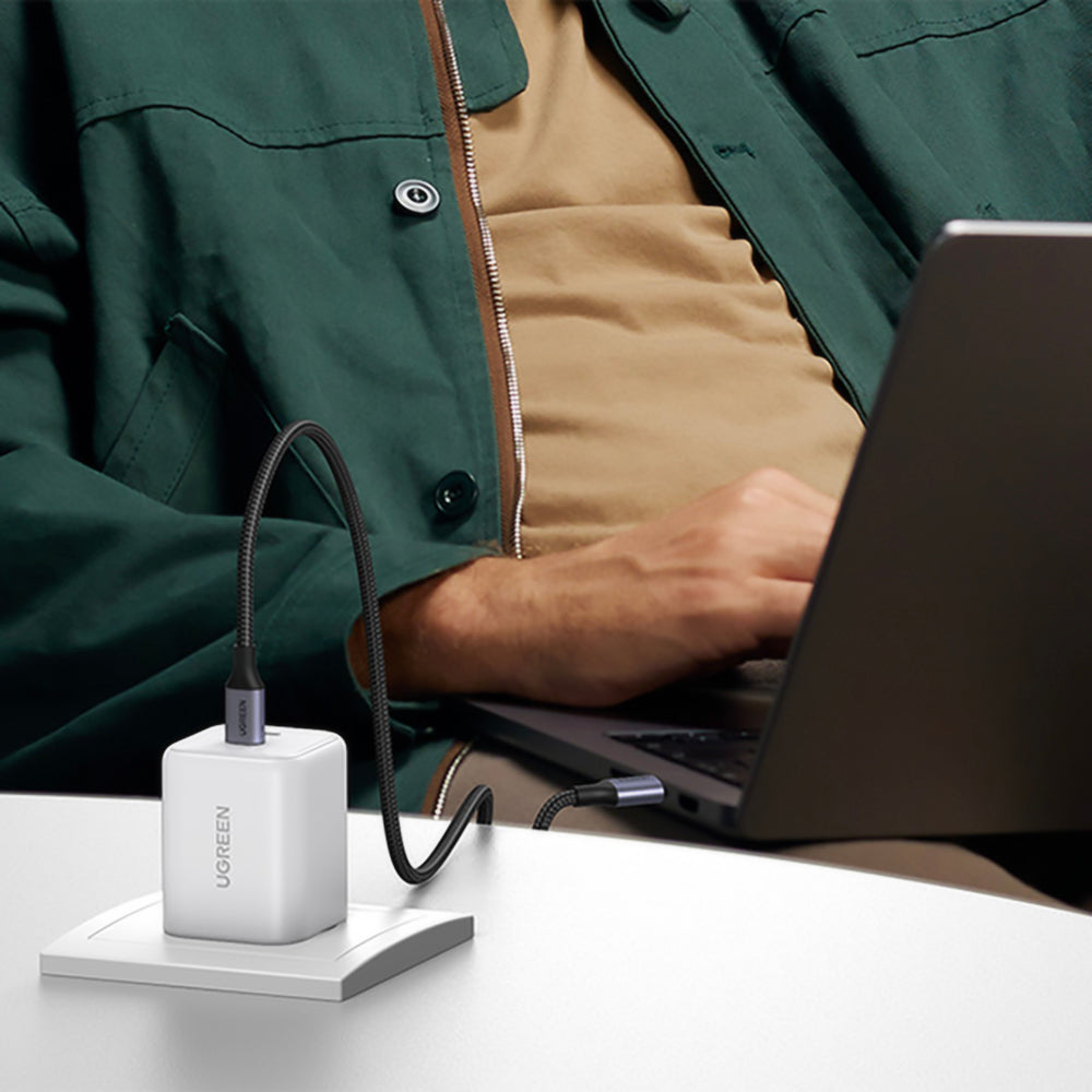 Incarcator Retea UGREEN X526 (65154), 45W, 3A, 2 x USB-C, Alb