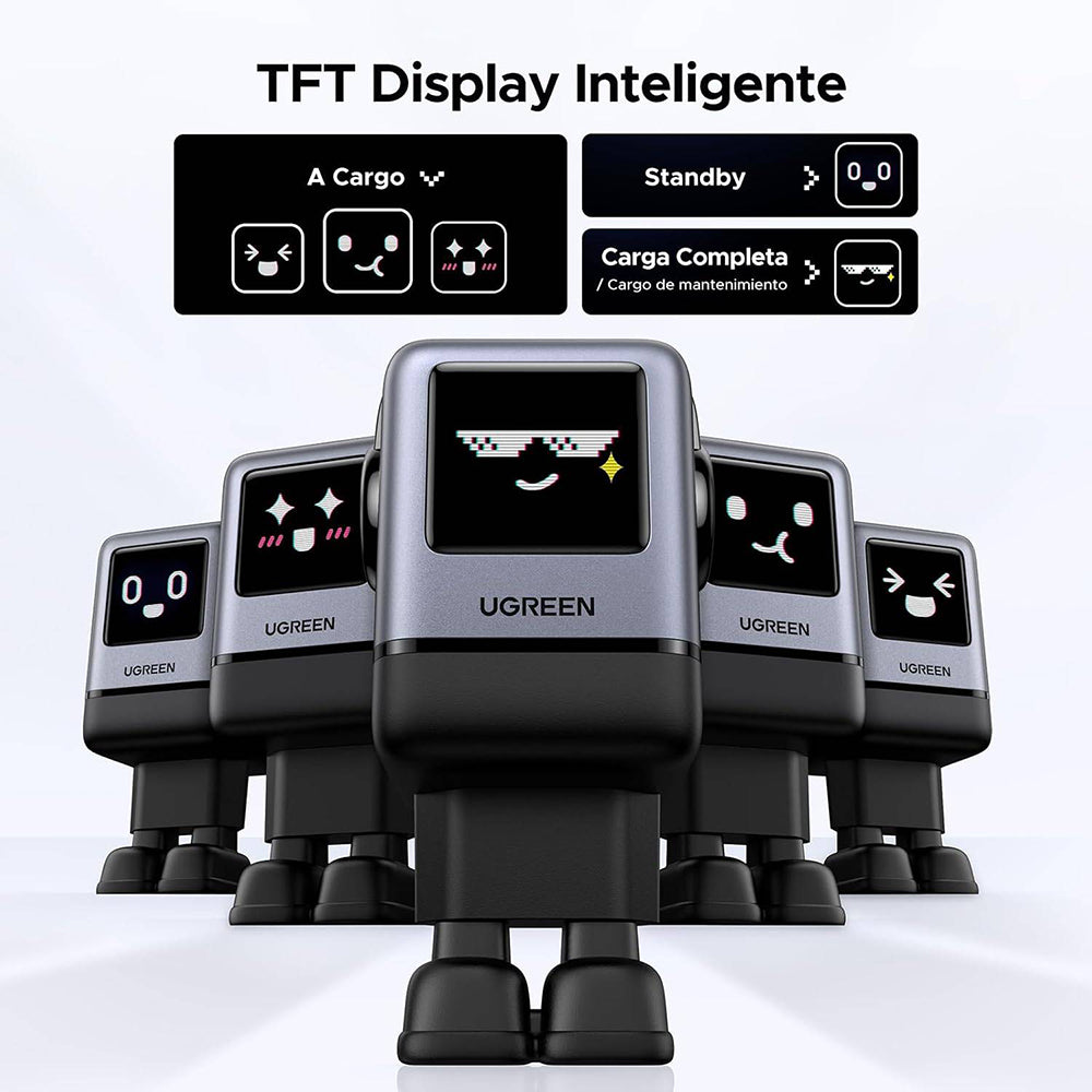 Incarcator Retea UGREEN X688 Uno, 100W, 5A, 1 x USB-A - 3 x USB-C, Negru