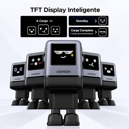 Incarcator Retea UGREEN X688 Uno, 100W, 5A, 1 x USB-A - 3 x USB-C, Negru