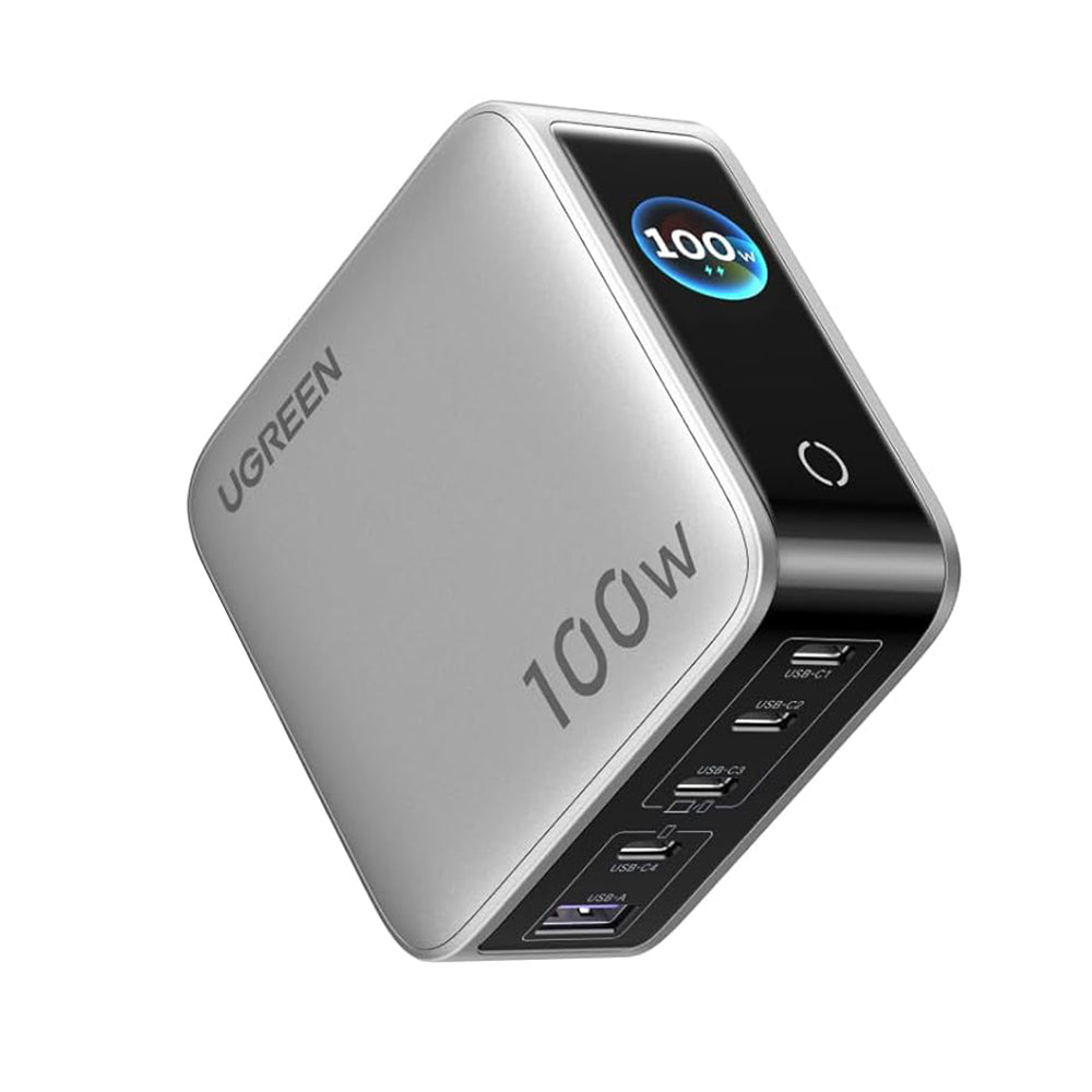 Incarcator Retea UGREEN X773 (65620B), 100W, 1 x USB-A - 4 x USB-C, Gri