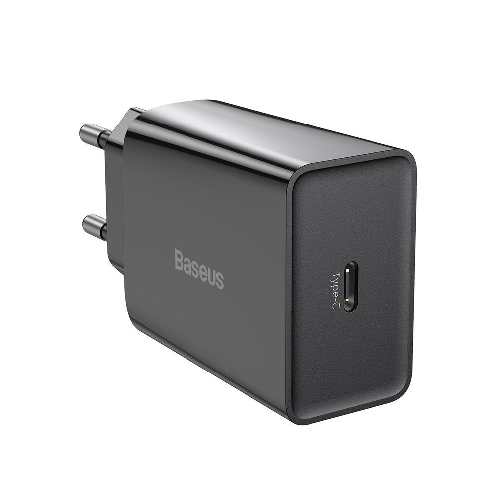 Incarcator Retea Baseus Speed, 20W, 3A, 1 x USB-C, Negru CCFS-SN01
