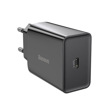 Incarcator Retea Baseus Speed, 20W, 3A, 1 x USB-C, Negru CCFS-SN01