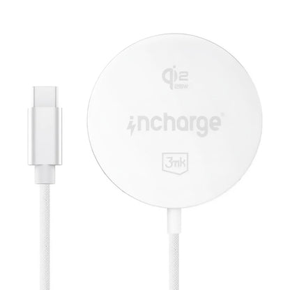 Incarcator Retea Wireless 3MK Align, 25W, Alb