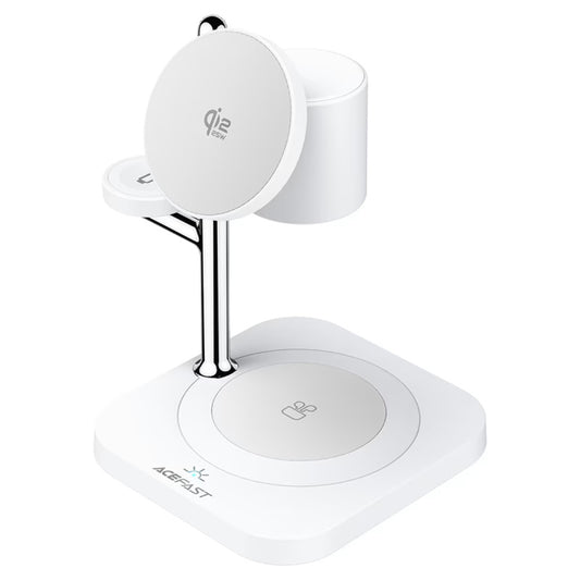 Incarcator Retea Wireless Acefast E39 3in1, 32.5W, Alb