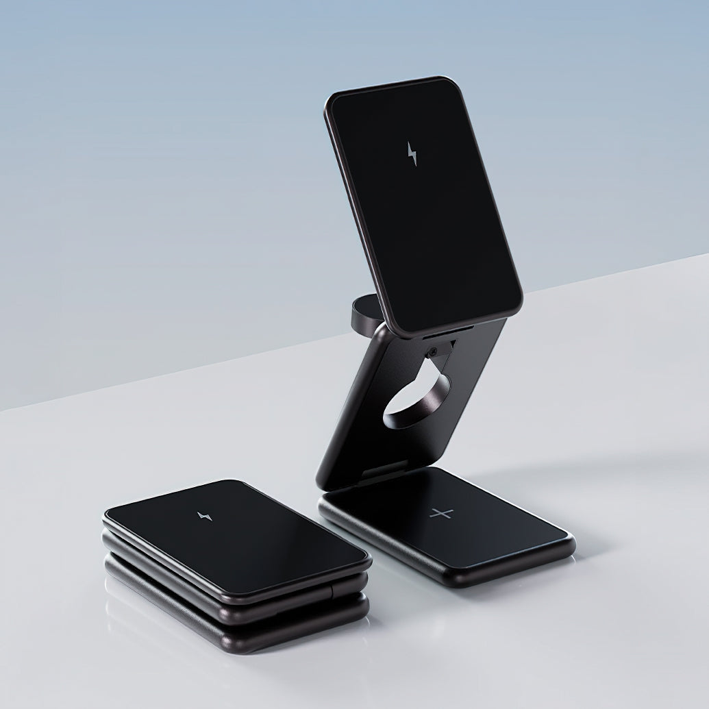 Incarcator Retea Wireless Allity. AWC-230-22WMS 3in1, 22.5W, 1.67A, Gri