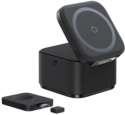 Incarcator Retea Wireless Baseus MagPro 3in1, 25W, 1 x USB-C, Negru P10264100123-01