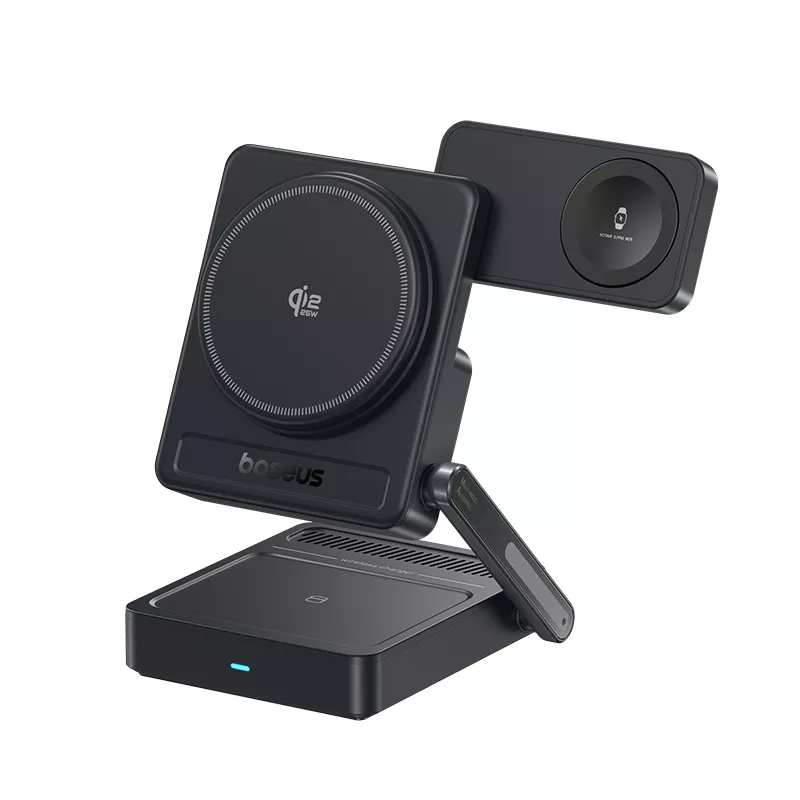 Incarcator Retea Wireless Baseus PicoGo AF21 3in1, 35W, Negru E0205401
