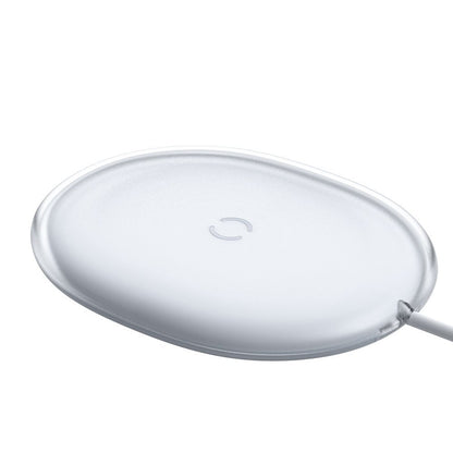 Incarcator Retea Wireless Baseus Jelly, 15W, 1.67A, Alb WXGD-02