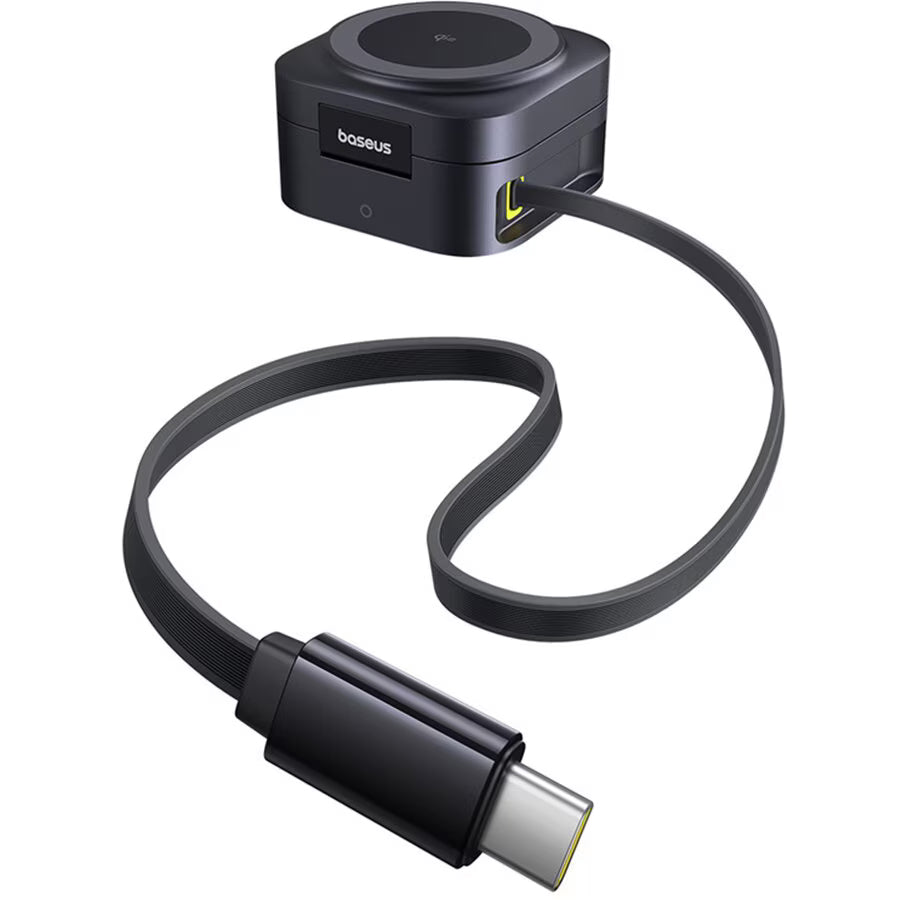Incarcator Retea Wireless Baseus PicoGo 2in1, 67W, 3A, 1 x USB-C, Negru P10276800123-00
