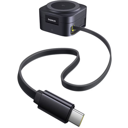 Incarcator Retea Wireless Baseus PicoGo 2in1, 67W, 3A, 1 x USB-C, Negru P10276800123-00