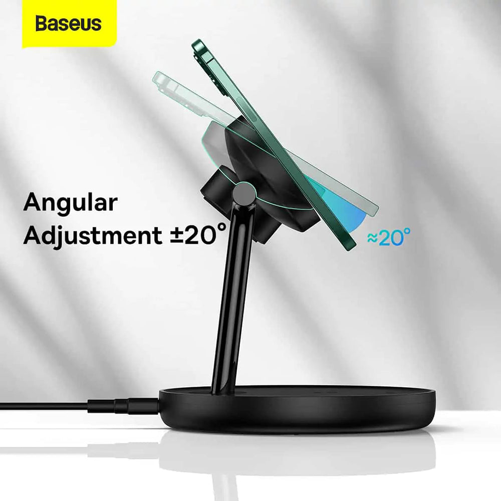 Incarcator Retea Wireless Baseus Swan 3in1, 20W, 1.67A, P10221302113-Z1