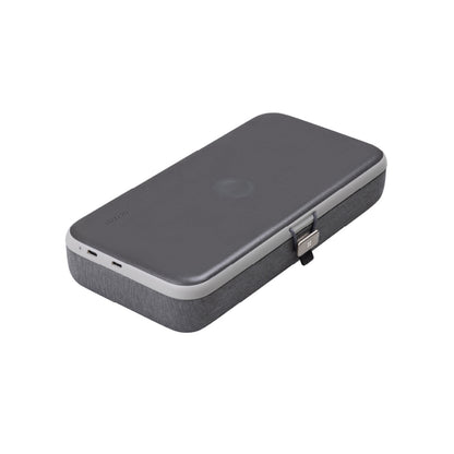 Incarcator Retea Wireless Edizard PowerCube 3in1, 65W, 3.25A, 1 x USB-C, Gri