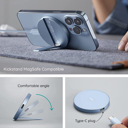 Incarcator Retea Wireless ESR HaloLock, 15W, 1.67A, Albastru