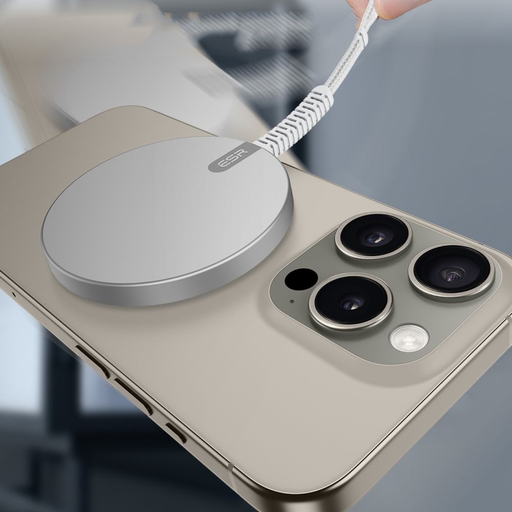 Incarcator Retea Wireless ESR HaloLock, 15W, 1.67A, Argintiu