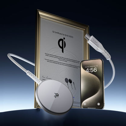 Incarcator Retea Wireless ESR HaloLock, 15W, 1.67A, Argintiu