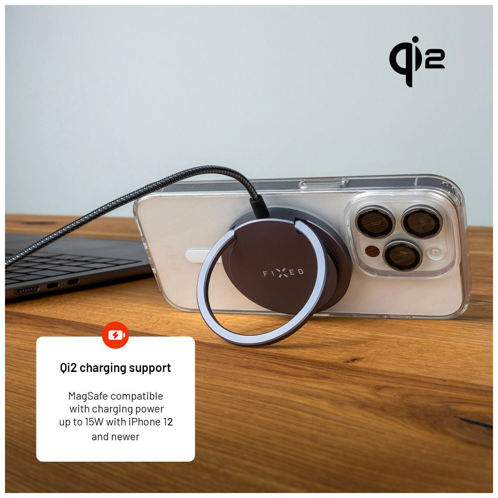 Incarcator Retea Wireless Fixed Ring, 15W, 1.67A, Gri