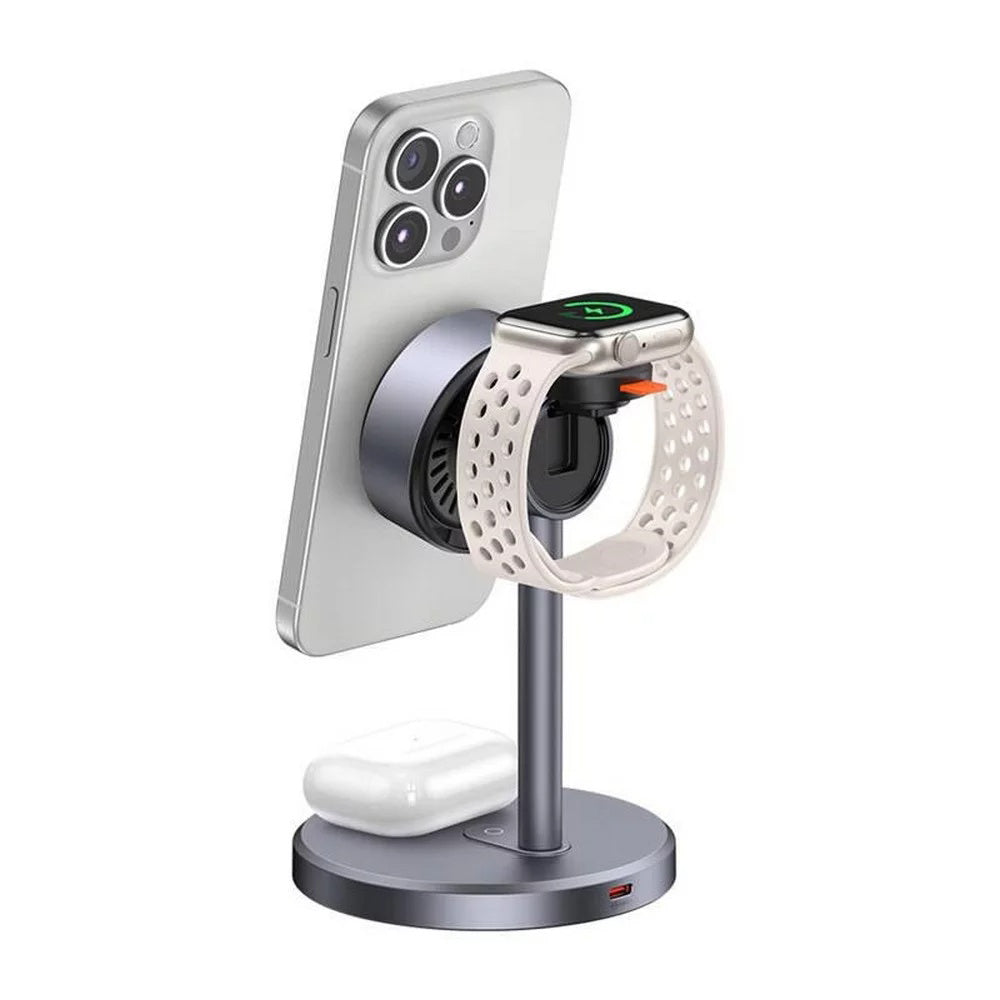 Incarcator Retea Wireless McDodo CH-2460 Swan 3in1, 22.5W, 1.67A, Gri